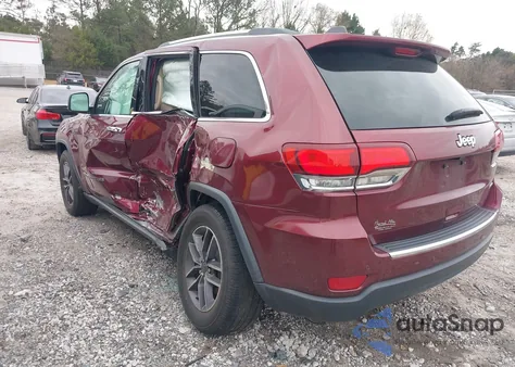 2020 Jeep Grand Cherokee Limited 4X2 z USA, uszkodzony, nr VIN 1C4RJEBG7LC347937